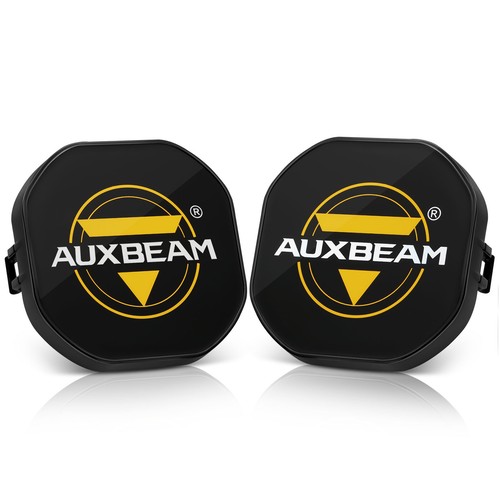 AUXBEAM 2pcs 3" LED Work Light Amber White Spot Pods +Black Cover For Jeep JL - Picture 9 of 12