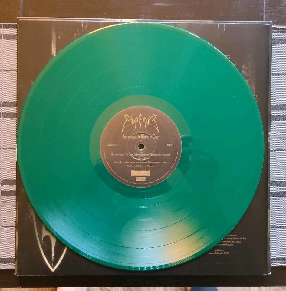 Emperor - Anthems To...(LP, Album, RE, Grn) Candlelight UK Like New Used NM Cond - Image 2 of 2