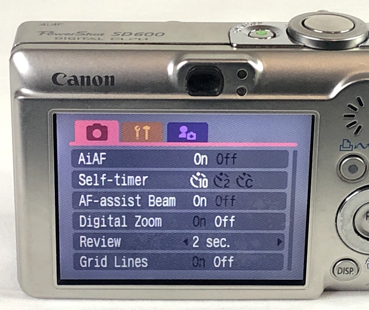 Canon PowerShot SD600 コンデジ　米国発売モデル Amazon.com : Canon PowerShot SD600 6MP Digital Elph Camera
