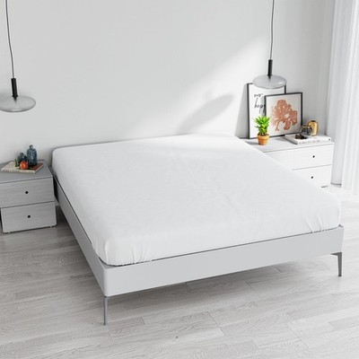 Spannbettlaken für Doppelbett, Baumwolle, hergestellt in Italien, Bettlaken 1...