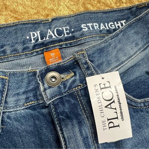 NWT The Children’s Place Straight Jeans boys size 10 - A002 - Picture 2 of 3