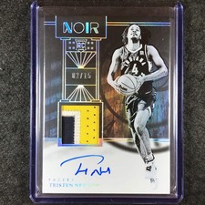 2024-25 Noir TRISTEN NEWTON Rookie Patch Auto Black and White International 2/15