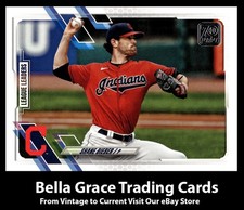 2021 Topps Series One Shane Bieber #72 Cleveland Indians MLB Baseball 