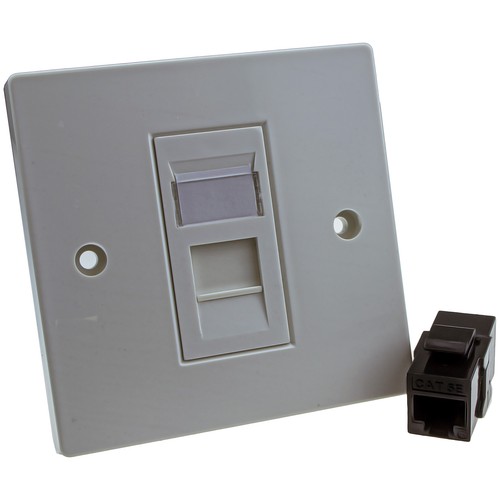 Éthernet Par Panneau Support Réseau Façade Encre RJ45 Raccord Cat5e/Cat6/Cat6A - Afbeelding 19 van 25