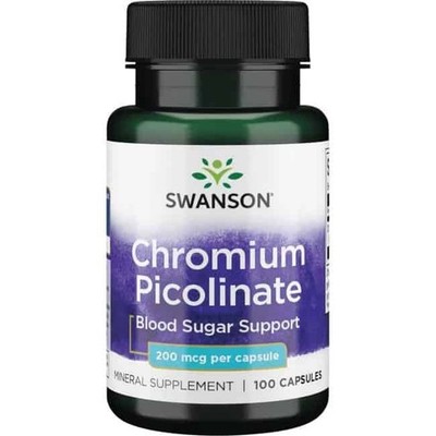 SWANSON Chrompicolinat 200 mcg (Chrompicolinat) 100 Kapseln
