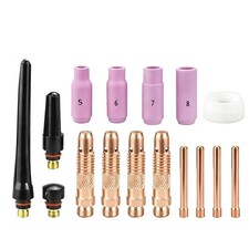 TIG Welding Torch Accessory Kit 16 PCS for WP17 18 26 Series Welding Torches