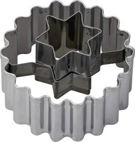 Zenker Ausstechform Linzer Stern Ø 5,4 X 3,6 Cm Silber Ausstecher