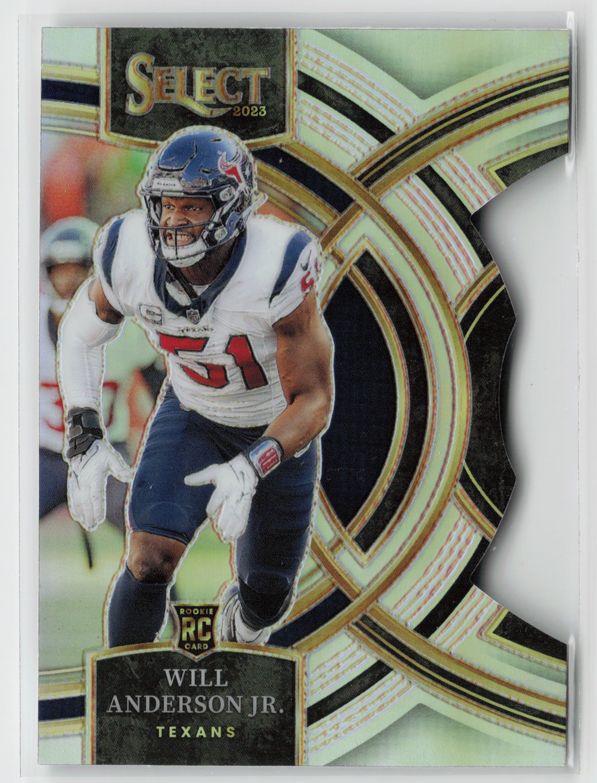 2023 Panini Select #125 Will Anderson Jr. Silver Prizms Die Cuts