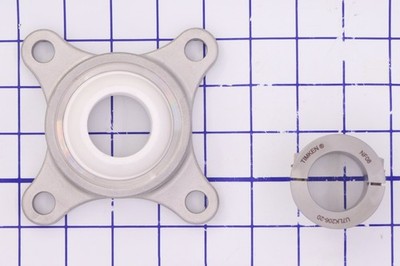 Timken 4-Bolt Flange Bearing 1.25'' Bore Ceramic High-Temp FA Food-Safe