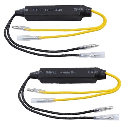 Motorrad LED Lastwiderstand 2 Stück 12V 21W - Universal Blinker Adapter Fix... 