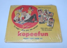 1960's Vintage Factory Sealed Kopeefun Magic Copy Paper Kit Unopened New Cartoon