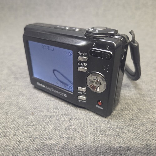 Kodak EasyShare C613 6.0MP Compact Digital Camera Black Tested VGC - Picture 5 of 11