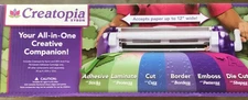 Xyron Creatopia Laminate Emboss Multifunction 12” Crafting Machine NEW! OPEN Box
