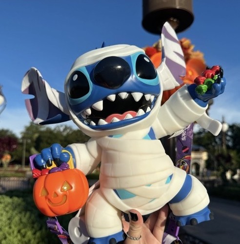 Angebot für mdhokie 76 Stitch Mummy Popcorn Eimer und Pluto Skelett Sipper