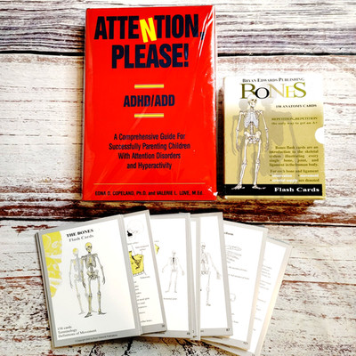 Attention, Please! ADHD/ADD A Comprehensive Guide/Bones 158 Anatomy Flash Cards.