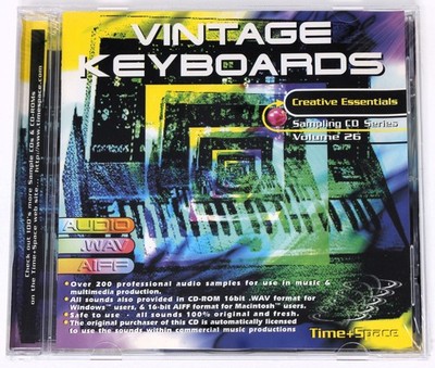 Zero-G Creative Essentials 26 Vintage Keyboards Sample/Sound Library/Sampling CD