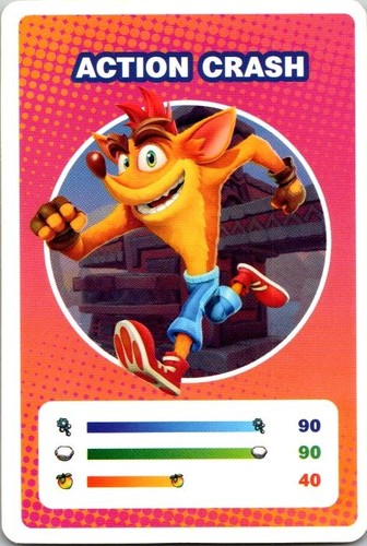 2023 McDonald's/Activision CRASH BANDICOOT🐹 you pick USED single card Free Ship - Picture 28 of 32