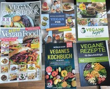 📚🥗 Veganes Bücher & Zeitschriftenpaket 4 BÜCHER 2 Magazine 1x English