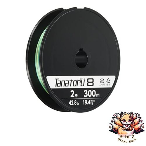 NEW Shimano Tanatol 8 PE Line 300m 2.0 42.8lb PL-F78R Fishing Line 2.0 - Image 1