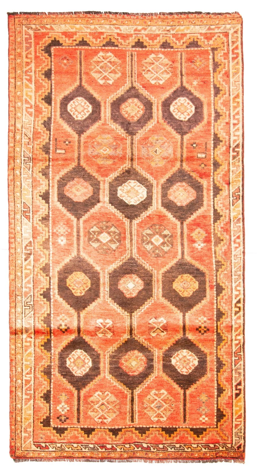 Vintage Traditional Hand-Knotted Area Rug 4'5" x 8'8" Oriental Wool Carpet
Opens in a new window or