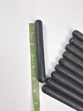 10 All Pro Vest Replacement Weights Cylinders 1/2 Pound Each 5¼" Long Cast Iron