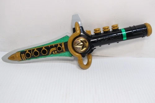Vintage 1994 Mighty Morphin Power Rangers Dragon Dagger Green Ranger WORKS MMPR