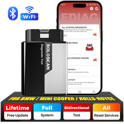 KINGBOLEN SOLOSCAN OBD2 Diagnosegerät KFZ Scanner All system Active test Für BMW