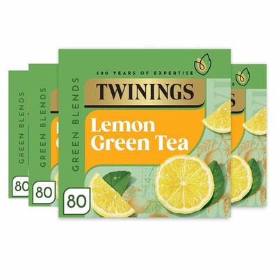 Twinings Light & Delicate Grüntee mit Zitrone 80 80 Stück (40er Pack) 