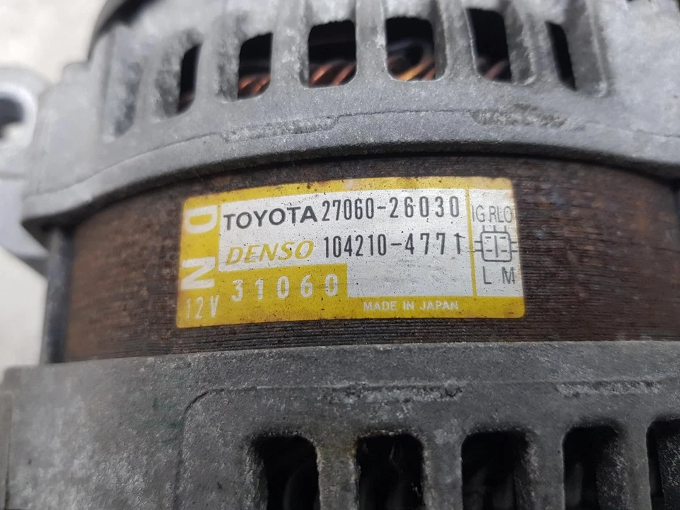 Lexus IS Series Alternator 2.2 Diesel 2AD-FHV 2007 27060-26030 - Image 2 of 4