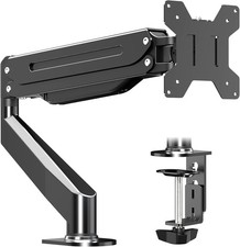 Suptek Monitor Mount Gas Spring Arm Desk Fully 17"-35", black