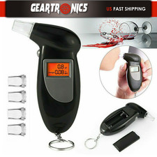 1PC Professional New LCD Digital Breath Alcohol Tester Breathalyser Police USA