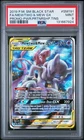 2019 POKEMON SM BLACK STAR PROMO #SM191 FULL ART/MEWTWO & MEW GX PSA 9