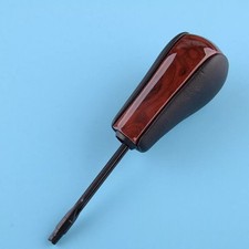 Schaltknauf Für BMW 3 5 7 Serie E46 X3 E83 Holzoptik & Schwarz ABS PU Leder