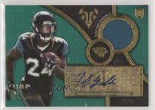 2015 Topps Triple Threads Rookie Relics Emerald 49/50 TJ Yeldon Auto 1p5