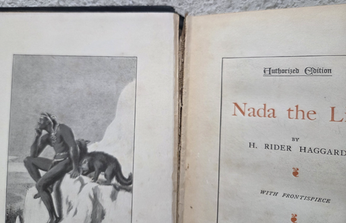 Works Of H Rider Haggard Vtg Hardcover Book Lot Of 6 Nada Lily Wizard Marie Jess - Picture 23 of 24