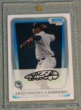 2011 Bowman Chrome REFRACTOR ARQUIMEDES CAMINERO (RC) Serial #'d/500 GEM MINT!