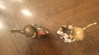 Pair Vintage Nativity Angel Musicians Made in Germany 5” Paper Mache ? Christmas — photo 8