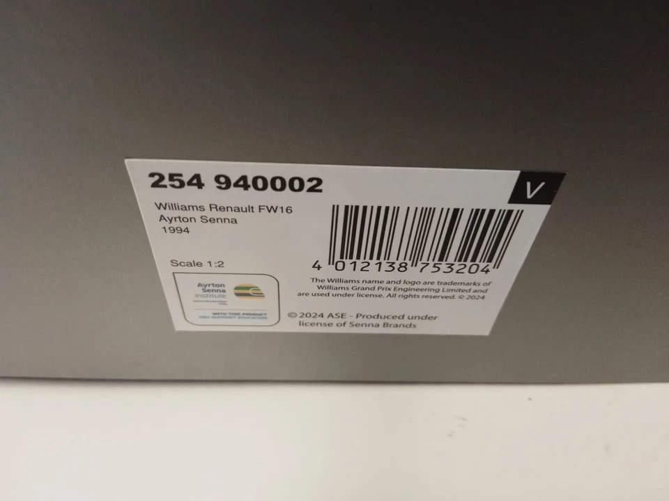 MINICHAMPS Steering Wheel Lenkrad Williams FW16 Ayrton Senna 1994 1/2 254940002 - Bild 3 von 3