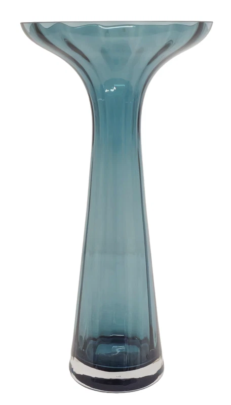 Vaso Decorativo Fiori CAGE INCAMICAITO IVV Blu Petrolio in Vetro 47,5 cm, fotografia 6 di 8