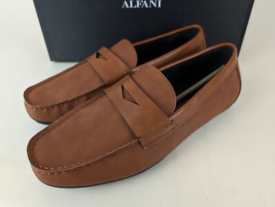 Alfani Shoes Mens 9 M Iker Penny Loafers Driver Moc Toe  display picture 3