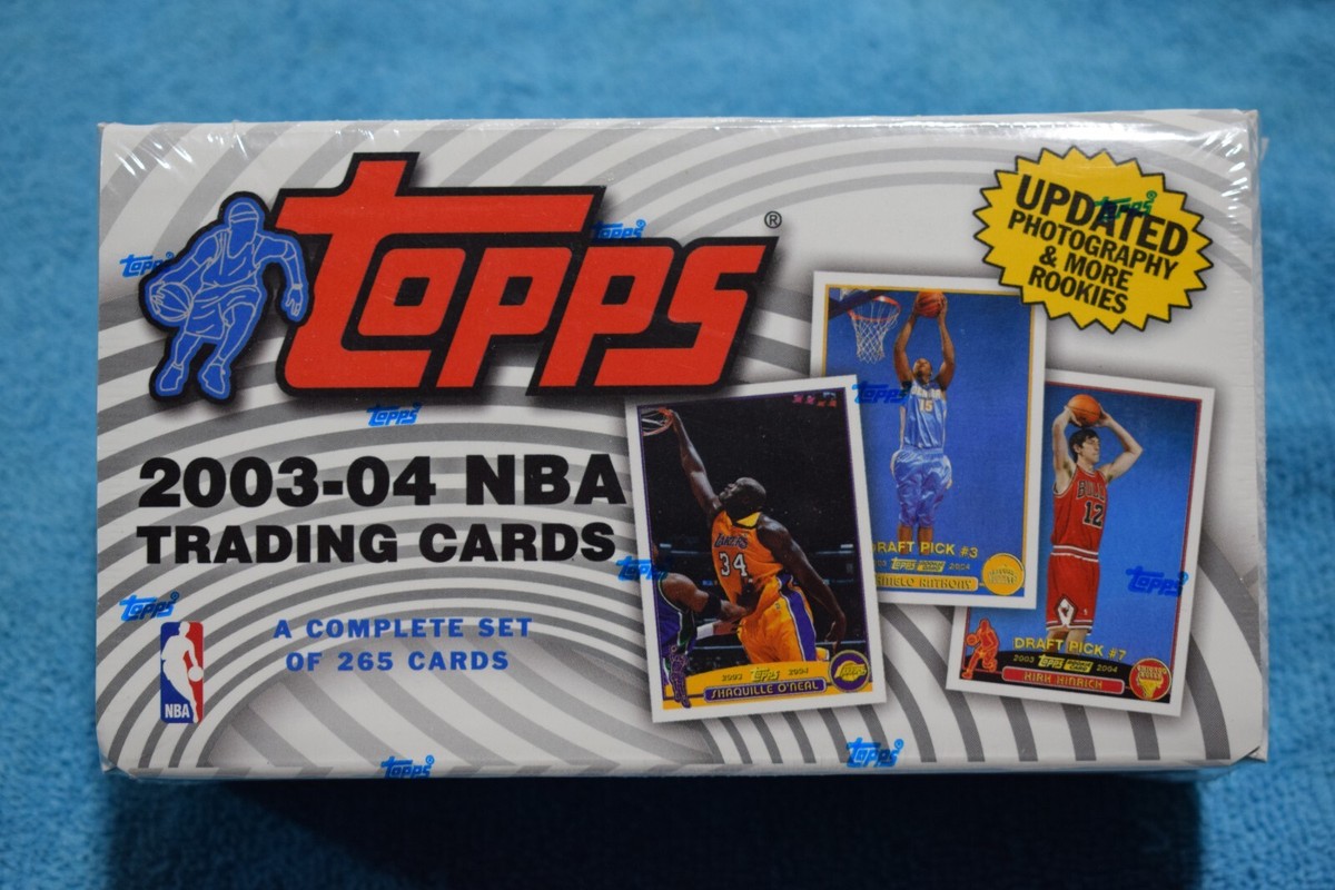 Topps 2003-04 NBA Basketball Trading Cards Factory Complete Set