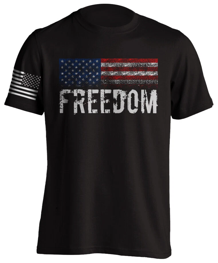 Patriotic Freedom USA Flag Distressed Grunge Short-Sleeve Unisex T-Shirt Gym
Opens in a new window o