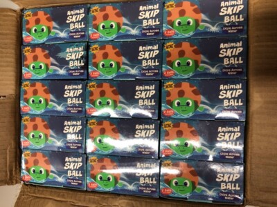 60x Großhandel - Activ Life Der ultimative Skip Ball - Wasserhüpfball - Schildkröte