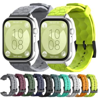 For Huawei Watch Fit 3 Smart Watch Silicone Replacement Sport Strap Band Wrist