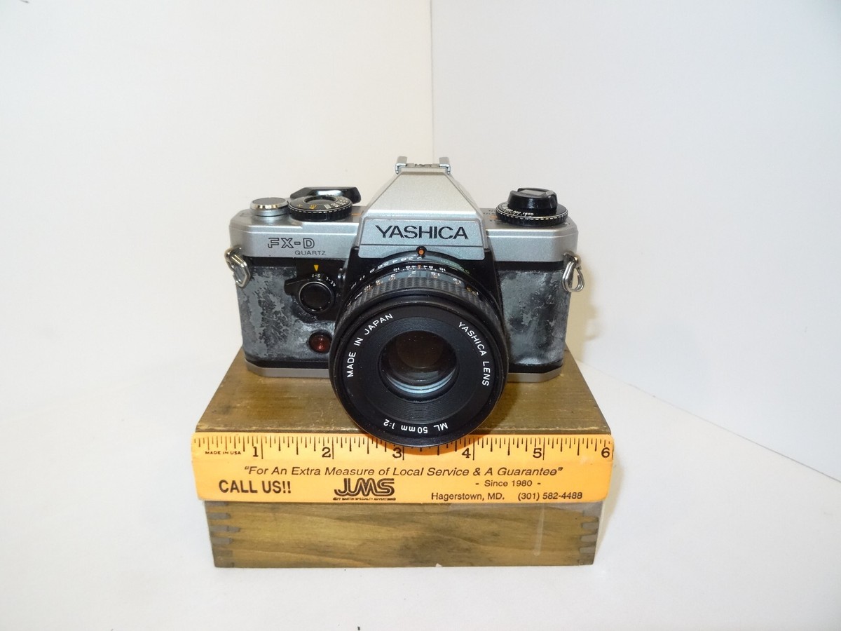 Yashica FX-D Quartz 35MM Film Camera with ML50mm 1:2 lens | eBay