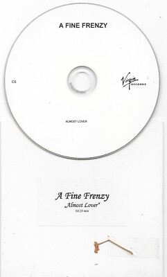 A FINE FRENZY - almost lover -  DJ PROMO CD  - 2 tracks - MIT PFLANZE auf cover