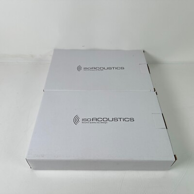 (NEW) IsoAcoustics ISO L8R155 Studio Monitor Stands Medium 7.5 x 6.5 PAIR