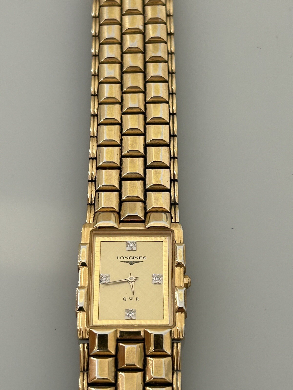 Vintage LONGINES QWR Men Watch Gold Plated Steel SWISS Quartz Movement eBay