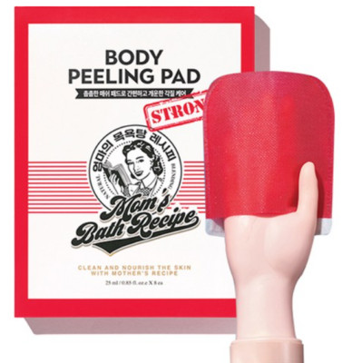 Mom's Bath Recipe Body Peeling Pad 25ml x 8ea 1Pack Strong