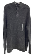 POLO RALPH LAUREN SWEATER CHARCOAL LONG SLEEVE SIZE XL